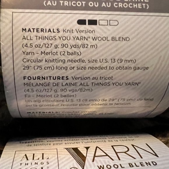 All Things You Wool Blend Yarn Moss Green - Picture 3 of 10